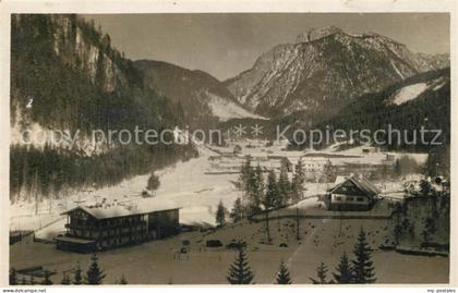 Ruhpolding Bayern Winterpanorama Chiemgauer Alpen