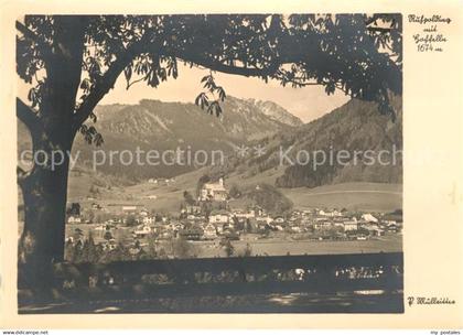 Ruhpolding Panorama Blick zum Hochfelln Chiemgauer Alpen