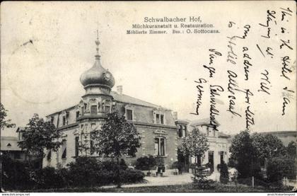 CPA Schwalbach im Kreis Saarlouis, Milchkuranstalt O. Sottocasa