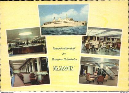 Sassnitz Ostseebad Ruegen Eisenbahnfaehrschiff MS Sassnitz