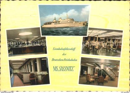 Sassnitz Ostseebad Ruegen Faehrschiff MS Sassnitz