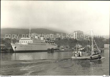 Sassnitz Ostseebad Ruegen Hafen Faehrschiff Sassnitz