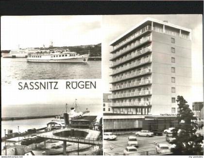 Sassnitz Ostseebad Ruegen Sassnitz Hafen Bahnhof Hotel x 1981