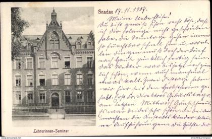 CPA Gnadau Barby Saxe Anhalt, Lehrerinnenseminar