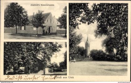 CPA Uetz Tangerhütte in der Altmark, Ihlefeldts Materialwaren