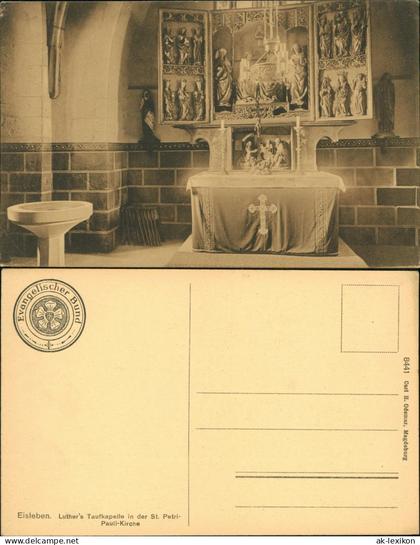 Eisleben Lutherstadt Eisleben St. Petri Pauli-Kirche Taufkapelle 1914