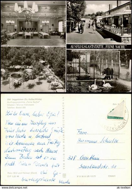 Jeggeleben-Kalbe (Milde)Ausflugsgaststätte Feine Sache 4B Innenansichten 1971