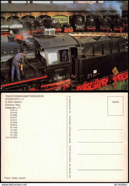 Staßfurt Stassfurt Traditionsbahnbetriebswerk Dampflokomotive 2001
