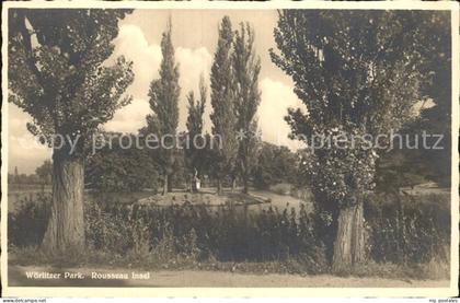 Woerlitz Park Rousseau Insel