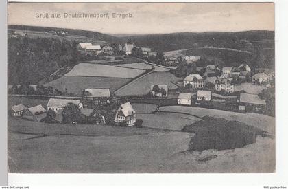 (110676) AK Gruß aus Deutschneudorf, Totale, um 1920