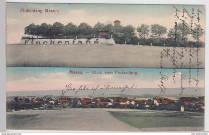 (115041) AK Maxen, Müglitztal, Finckenfang, Panorama 1917