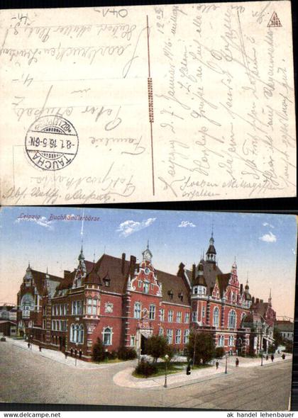 703642 Leipzig Buchhändlerhaus Feldpost Taucha Bez. Leipzig