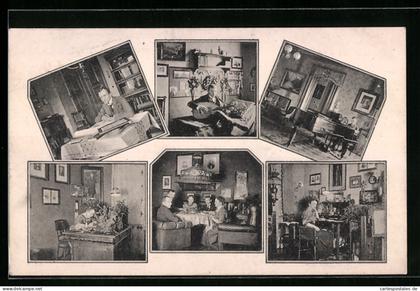 AK Schönefeld, Familie Waldbaur, 1912