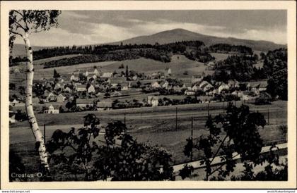 CPA Crostau Schirgiswalde Kirschau in Sachsen, Ortsansicht