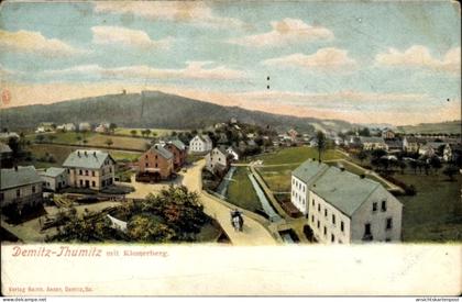 CPA Demitz Thumitz in Sachsen, Ortsansicht, Klosterberg