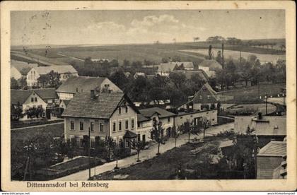 CPA Dittmannsdorf Reinsberg Sachsen, Ortsansicht, Gasthof