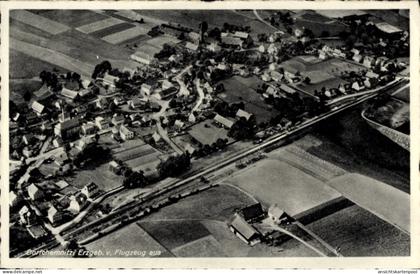 CPA Dorfchemnitz Zwönitz im Erzgebirge, Fliegeraufnahme