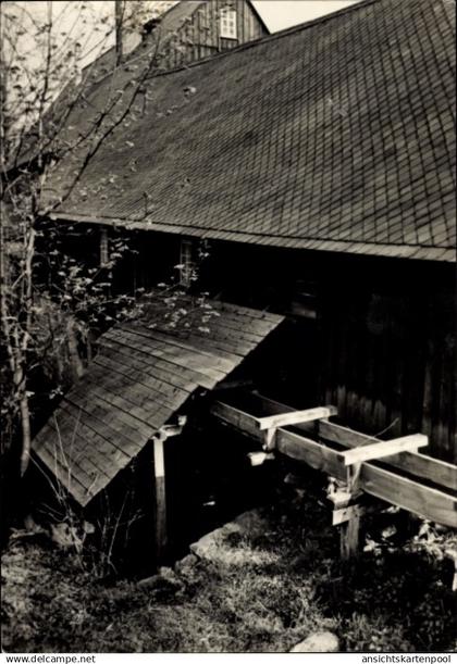 CPA Dorfchemnitz Zwönitz im Erzgebirge, Historische Knochenstampfe