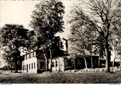 CPA Elterlein im Erzgebirge, Gaststätte Finkenburg, Bäume, Wiese
