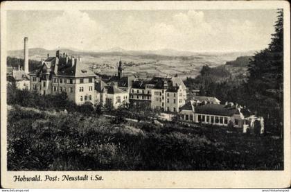 CPA Hohwald Neustadt in Sachsen, Heilstätte Hohwald, Panorama