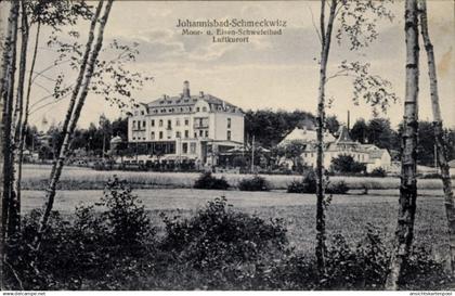 CPA Johannisbad Schmeckwitz Räckelwitz Oberlausitz, Moor- und Eisen-Schwefelbad, Dr. Rachel