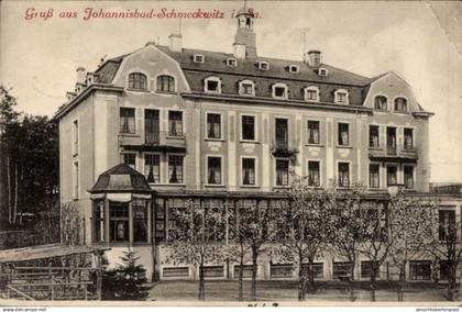 CPA Johannisbad Schmeckwitz Räckelwitz Oberlausitz, Moorbad, Schwefelbad