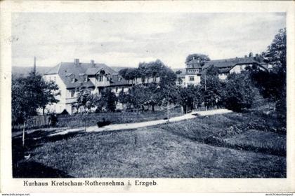 CPA Kretscham Rothensehma Neudorf Sehmatal im Erzgebirge, Kurhaus