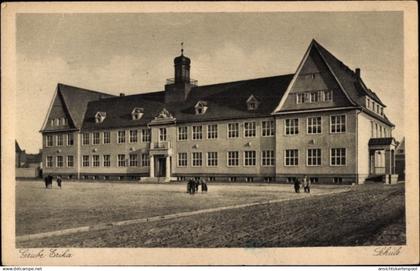 CPA Laubusch Lauta in der Oberlausitz, Grube Erika, Schule