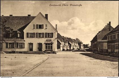 CPA Lauta im Kreis Bautzen, Lautawerk, Obere Dionstraße, Gasthaus, Wohnhäuser