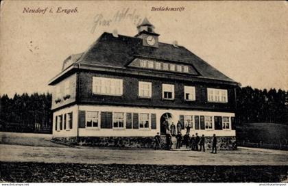 CPA Neudorf Sehmatal im Erzgebirge, Bethlehemstift und Bewohner