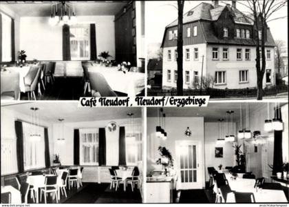 CPA Neudorf Sehmatal im Erzgebirge, Cafe Neudorf