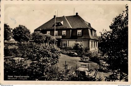 CPA Neudorf Sehmatal im Erzgebirge, Hotel Vierenstraße
