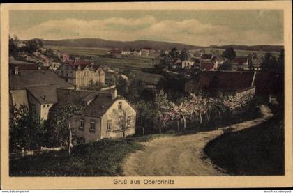 CPA Obercrinitz Crinitzberg in Sachsen, Blick auf den Ort
