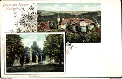 CPA Ostritz in der Oberlausitz, Blick auf das Kloster Marienthal
