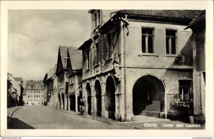 CPA Ostritz in der Oberlausitz, Unter den Lauben