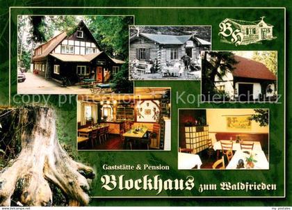 Friedersdorf Loebau Gaststaette und Pension Blockhaus zum Waldfrieden