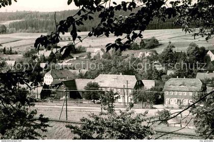 Friedersdorf Loebau Panorama Blick vom Wacheberg auf die F96 Historische Aufnahm