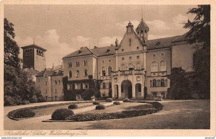 Fürstliches Schloss Waldenburg Sachsen Postkarte AK 1937