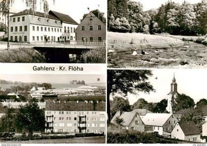 Gahlenz Schoeppenschaenke Kleinen-Loessnitz Neubauten Kirche Wohnbloecke Gaststa