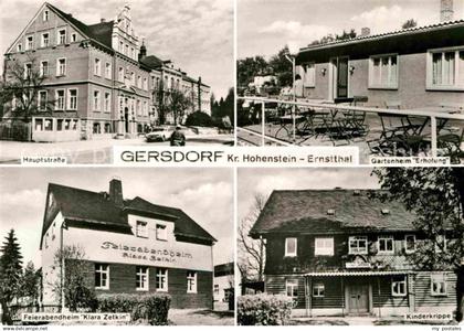 Gersdorf Hohenstein-Ernstthal Hauptstrasse Gartenheim Erholung Kinderkrippe Feie