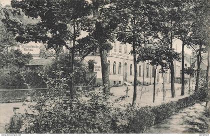 Hauptstrasse mit Gasthof zur Linde Bockau Erzgebirge Sachsen Postkarte AK 1916