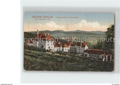 Hohwald Sachsen Heilstaette mit Fernblick