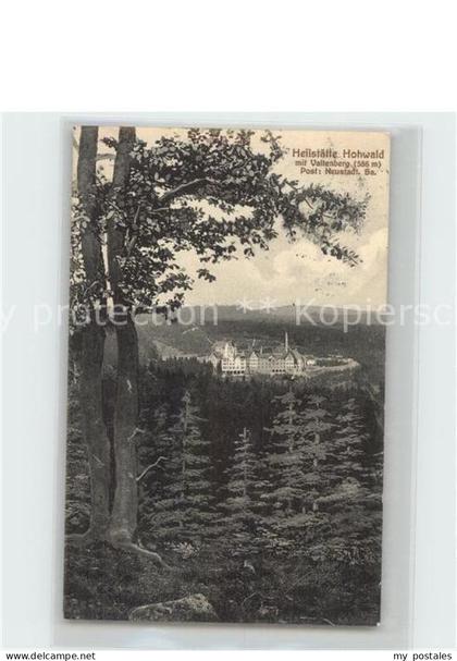 Hohwald Sachsen Heilstaette mit Valtenberg