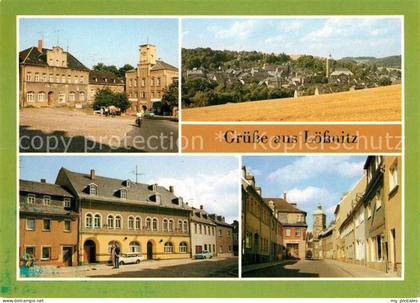 Loessnitz Erzgebirge Ernst Thaelmann Platz Hotel Deutsches Haus August Bebel Str