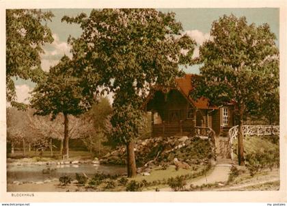 Naunhof  Leipzig Erholungsheim Naunhof der AOK Blockhaus