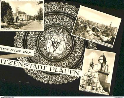 Plauen Vogtland Plauen Platz Bruecke Rathaus Turm