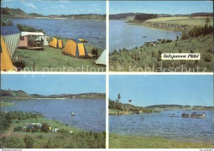 Poehl Vogtland Talsperre Poehl Campingplatz Panorama