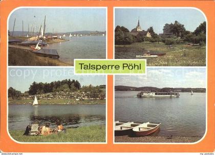 Poehl Vogtland Talsperre Segelboot