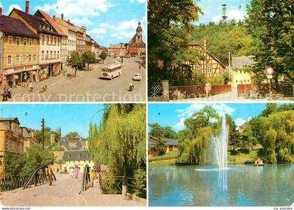 Schmoelln-Putzkau Marktplatz Aussichtsturm Brueckenplatz Brauereiteich