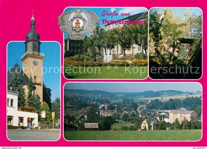 Thum Erzgebirge Kirche Rathaus Basteiaufgang